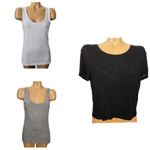 Cotton On Tank Tops &‎ Tee Bundle Casual Everyday Basics Neutral Med Large Women